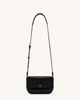 Debby Flap Crossbody Bag - Black