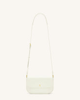 Debby Flap Crossbody Bag - White