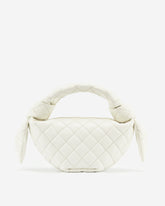 Croissant Top Handle Bag - White