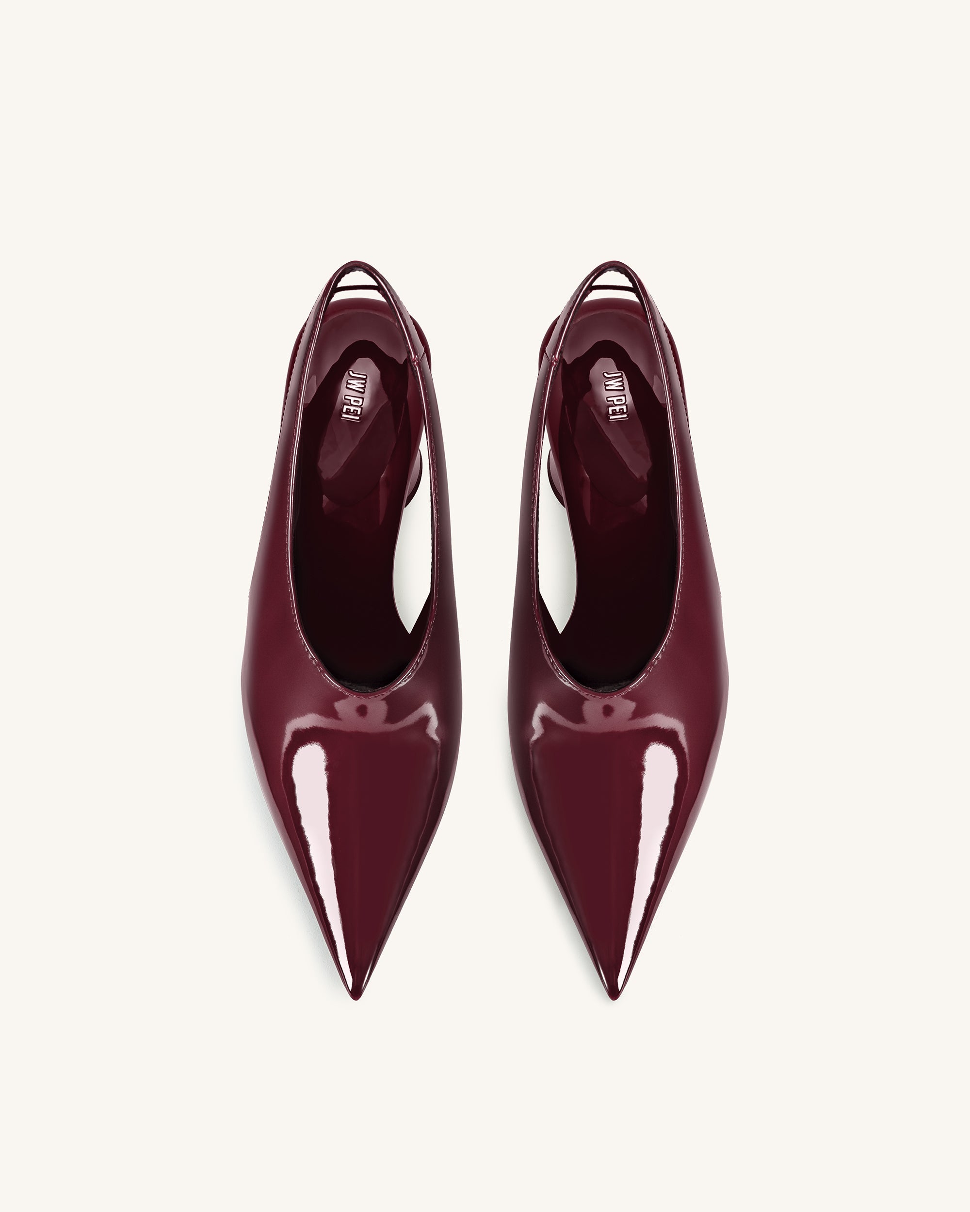 Vivovr High Heel Pumps - Burgundy