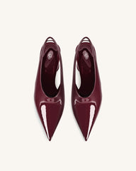 Vivovr High Heel Pumps - Burgundy