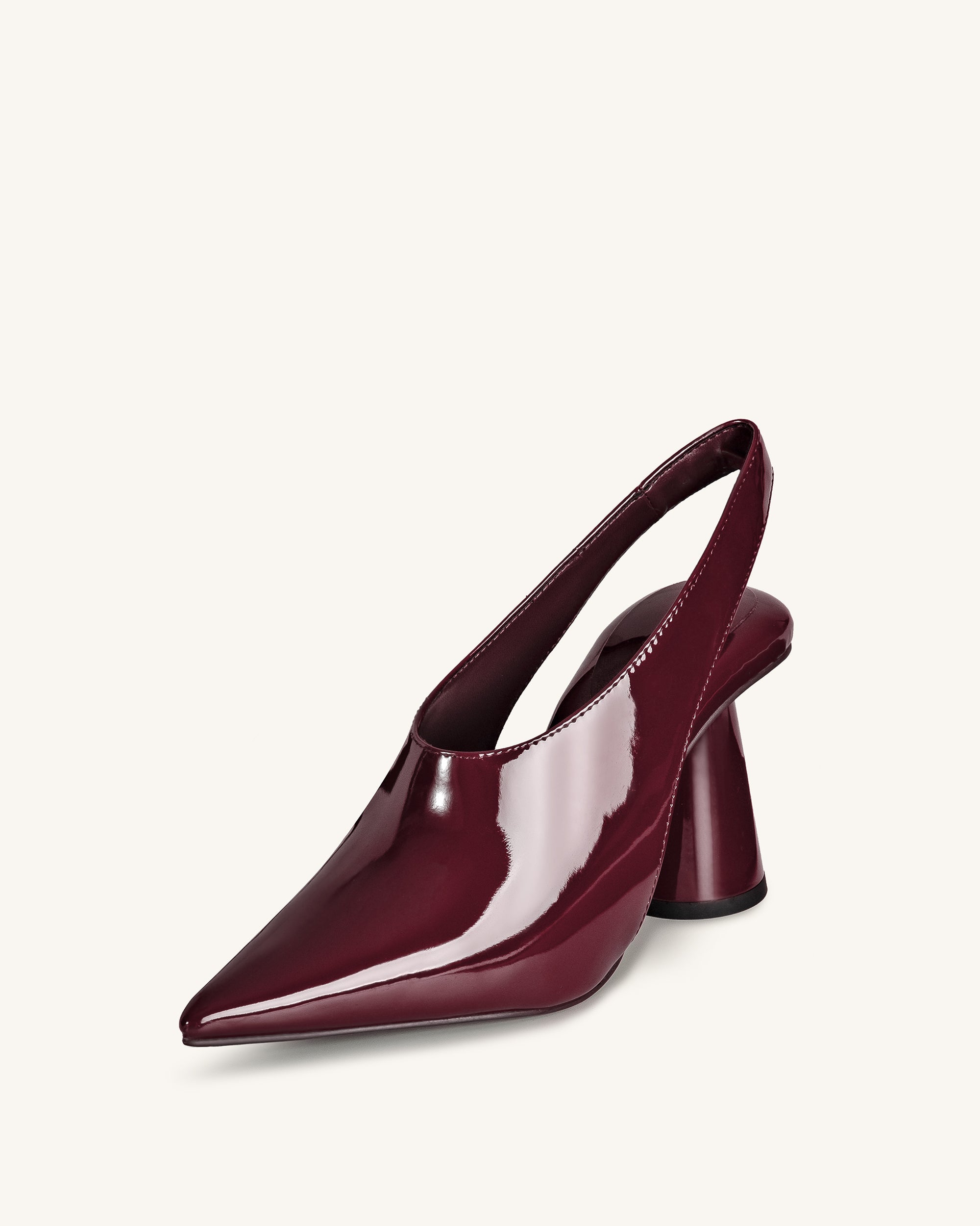 Vivovr High Heel Pumps - Burgundy