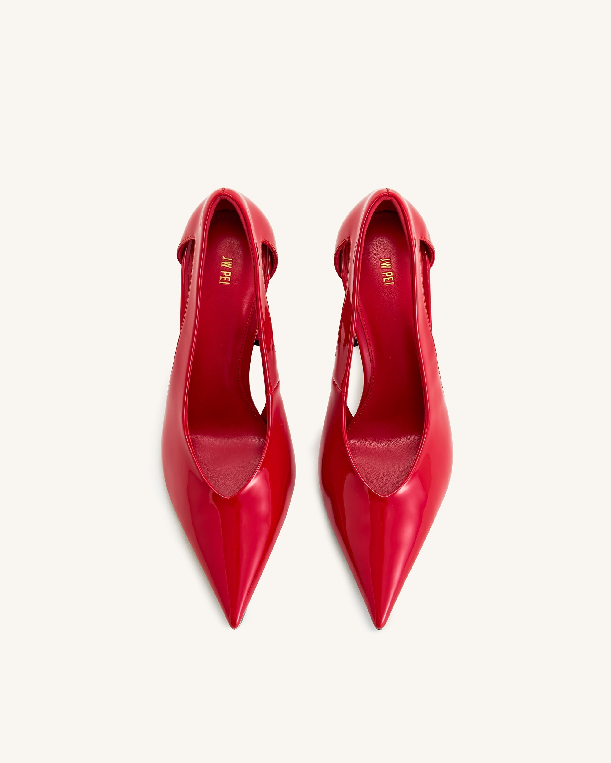 Alessia High Heel Pumps - Red