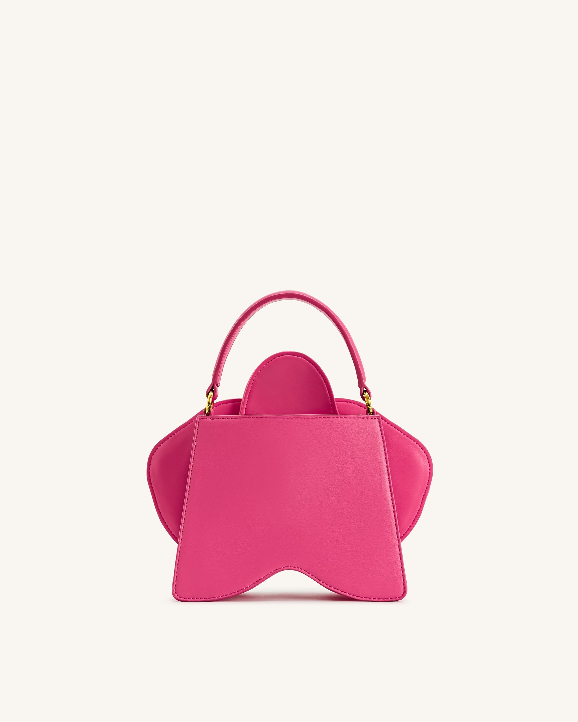 Flora Orchid Shaped Top Handle Bag - Pink