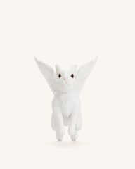Flying Bunny Shaped Bag - White