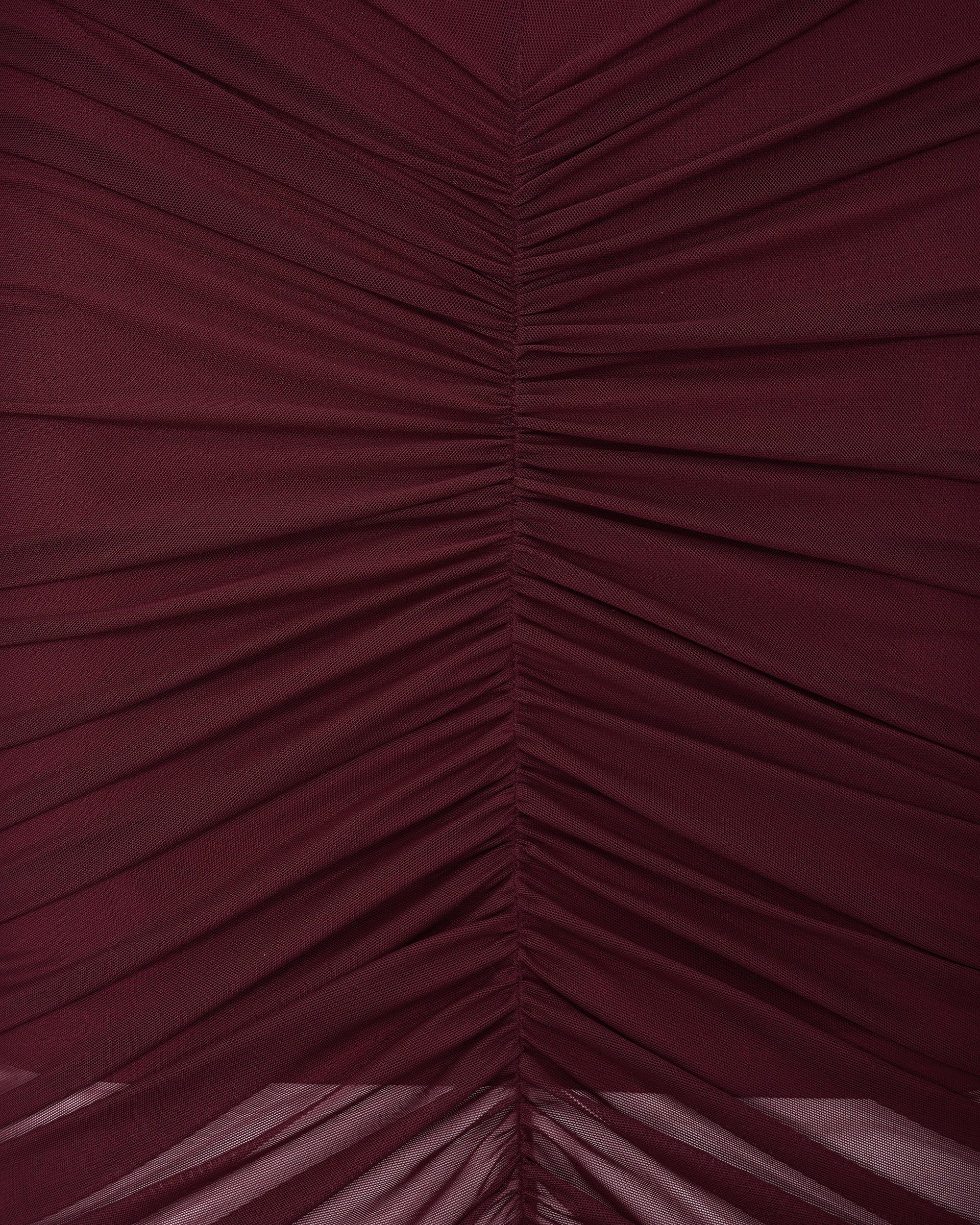 Emily Elegant Off-Shoulder Ruched Gown - Red