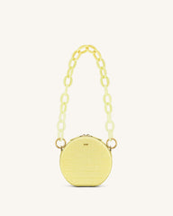 Mya Gradient Acrylic Chain Strap - Yellow